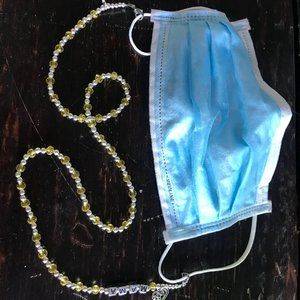 Face Mask Holder Bead Necklace Lanyard Personalize